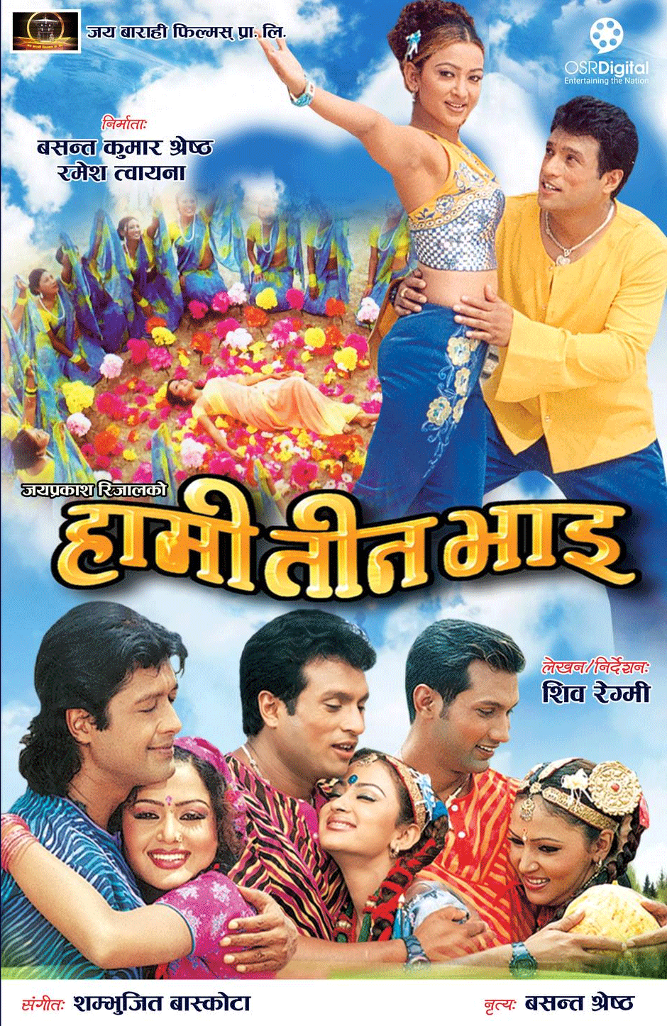 Hami Teen Bhai poster