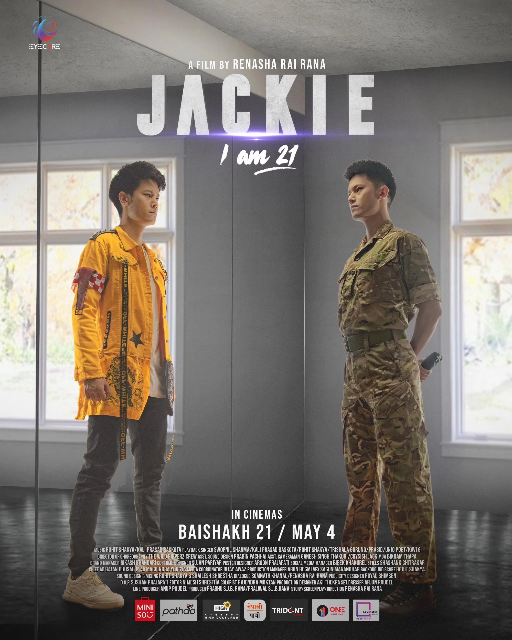 JACKIE - I AM 21 poster
